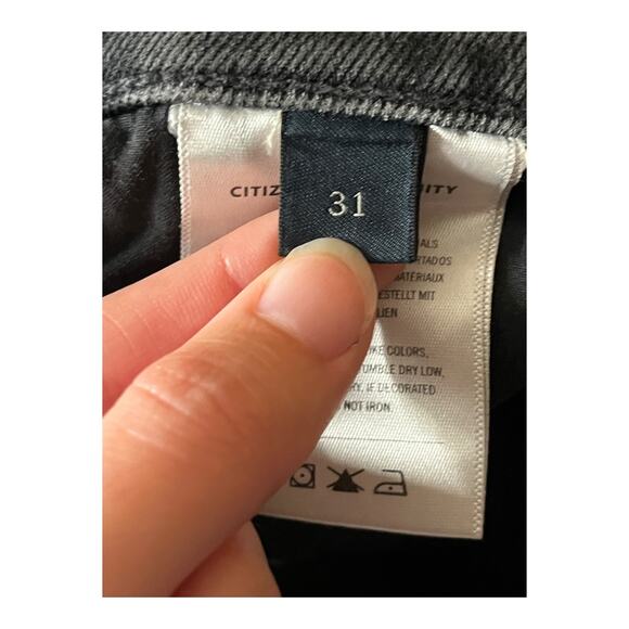 Citizens of Humanity Jeans Ella mid rise slim black size 31 - Picture 5 of 7